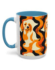 Golden Woof Abstract Glamour Accent Coffee Mug