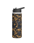 Regal Frenchie Noir Elegance Stainless Steel Water Bottle