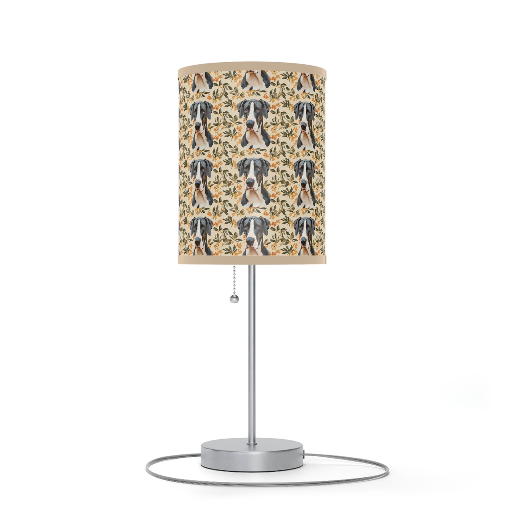 Majestic Great Dane Meadow Lamp on a Stand