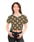 Corgi Rainbow Vine Dream Crop Tee