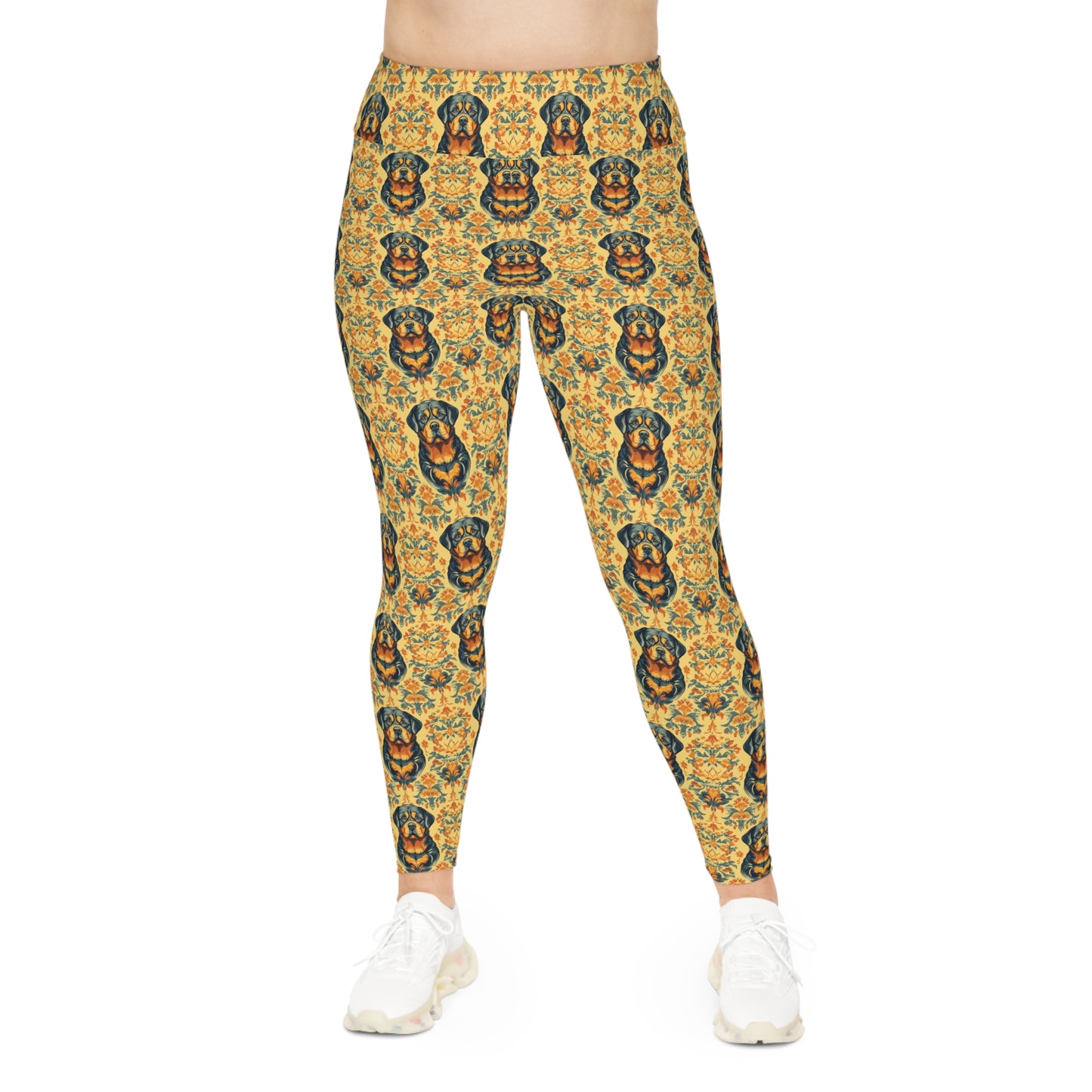 Royal Rottie Regalia Plus Size Leggings