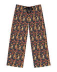 Floral Pawsome Dachsund Delight Men's Pajama Pants