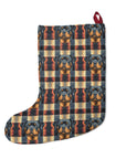 Pawsome Rottweiler Royalty Plaid Christmas Stockings