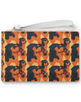 Rottweiler Chic Pawsitivity Clutch Bag