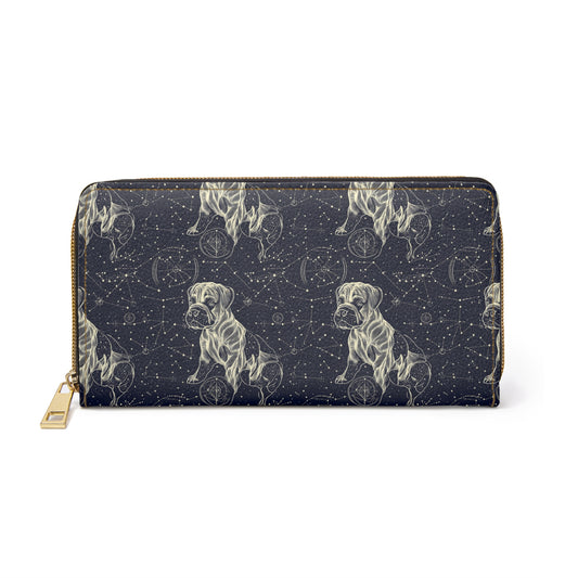 Celestial Boxer Bliss Zipper Wallet