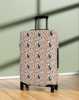 Bloomiful Lab Bouquet Luggage Cover