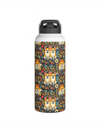 Corgi Rainbow Vine Dream Stainless Steel Water Bottle