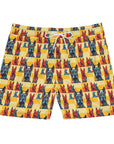 Dane-tastic Marvelous Mutt Mode Men's Mid-Length Swim Shorts