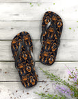 Modern Rottweiler Royalty Flip Flops