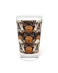 Bloomingly Bulldogistic Bouquet Pint Glass