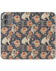 Blooming Bulldog Beauty Flip Cases