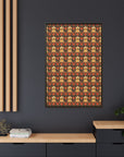 Golden Pawsatronic Tapestry Matte Canvas, Framed