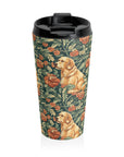 Blooming Goldie Glam Stainless Steel Travel Mug