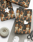 Beagle Blossom Bonanza Gift Wrap Papers