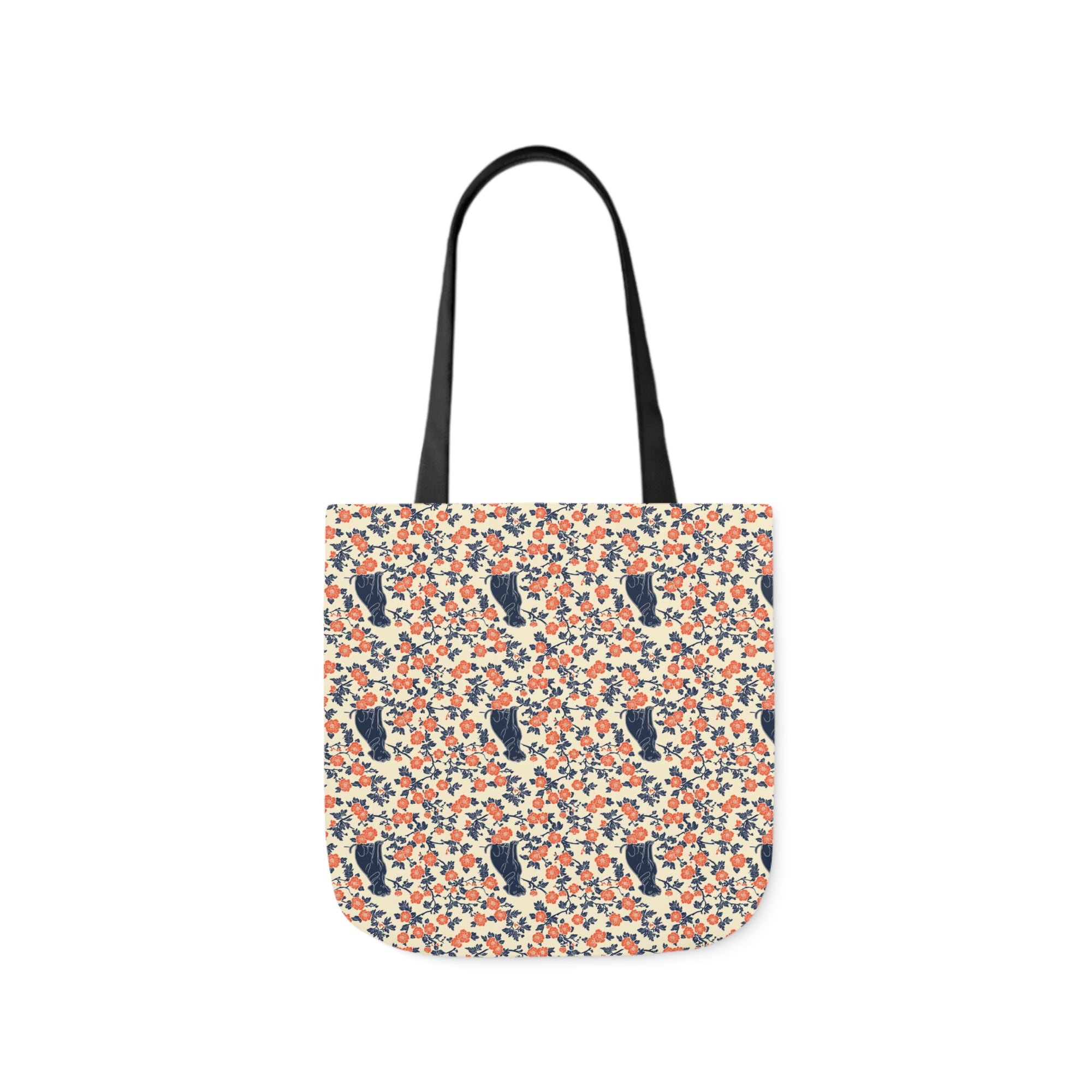 Bloomiful Lab Bouquet Canvas Tote Bag