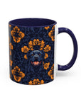 Royal Rottweiler Regalia Accent Coffee Mug