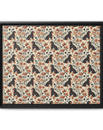 Blossoming Dachshunds Delight Matte Canvas, Framed