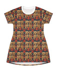 Yorkie Charm Twins T-Shirt Dress