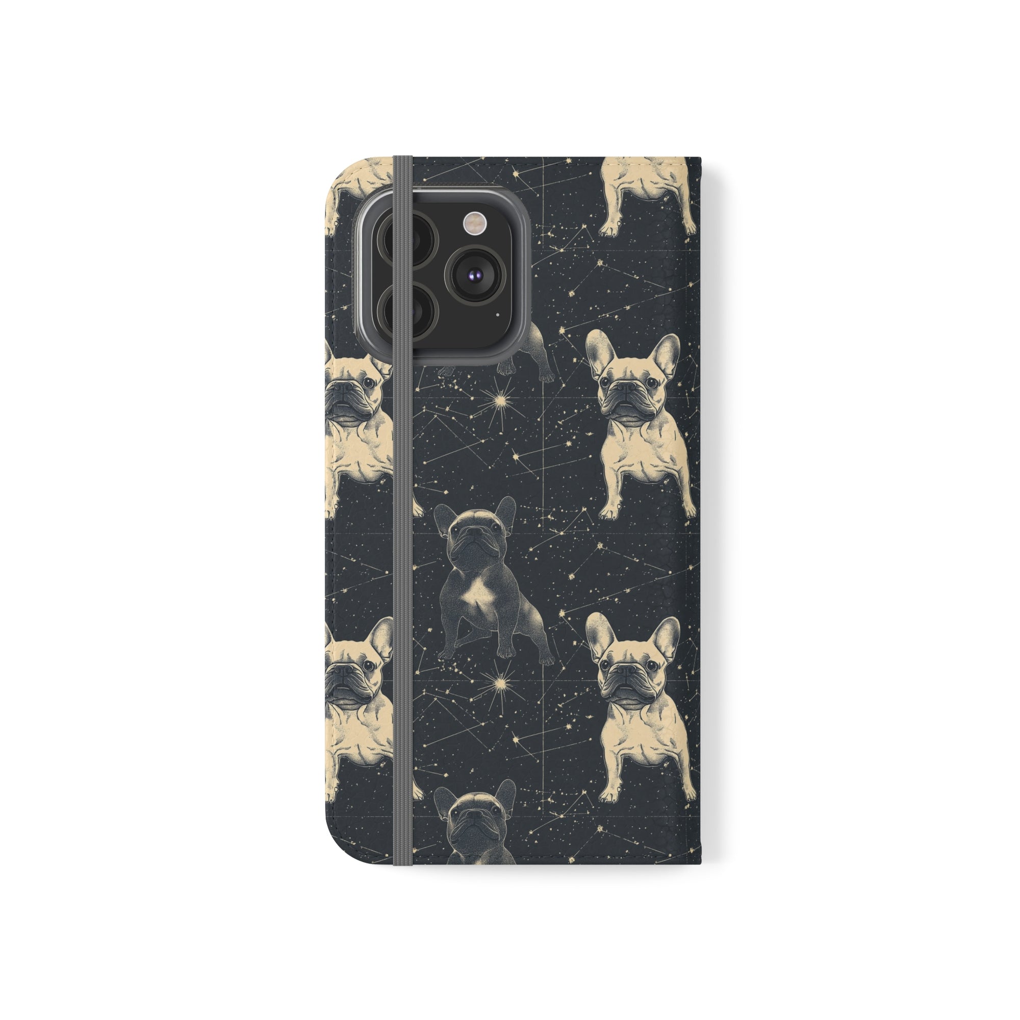 Frenchie Celestial Soar Flip Cases