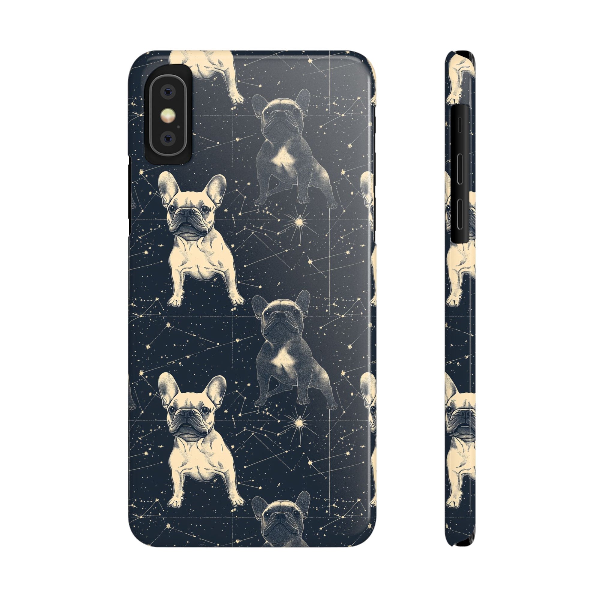 Frenchie Celestial Soar Slim Phone Cases