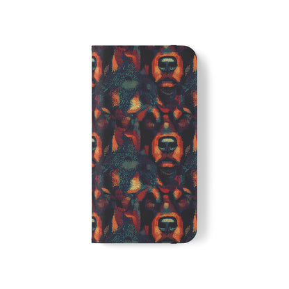 Rustic Rottie Charm Flip Cases