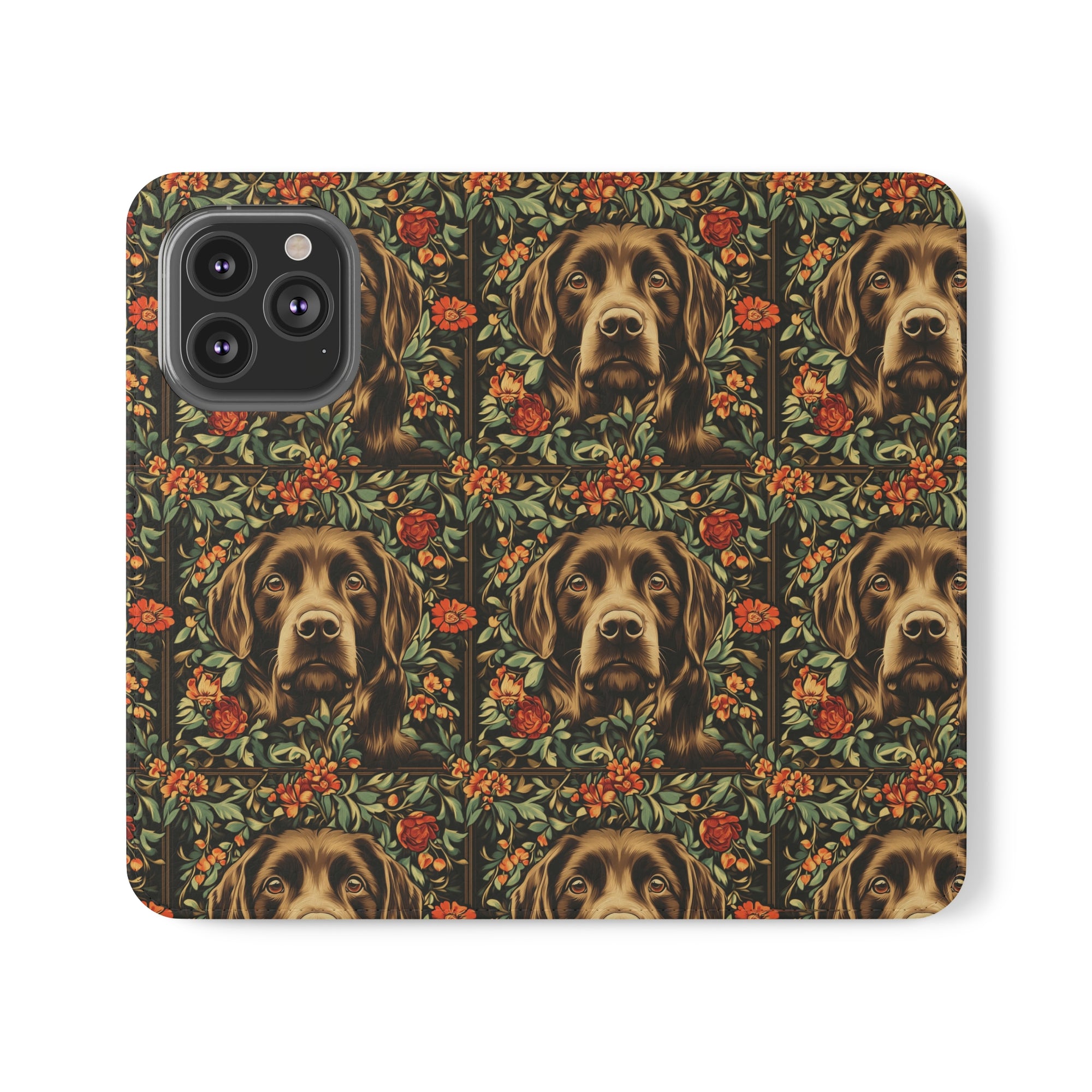 Labrador Lush Pooch Tapestry Flip Cases