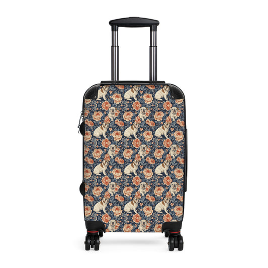 Blooming Bulldog Beauty Suitcase