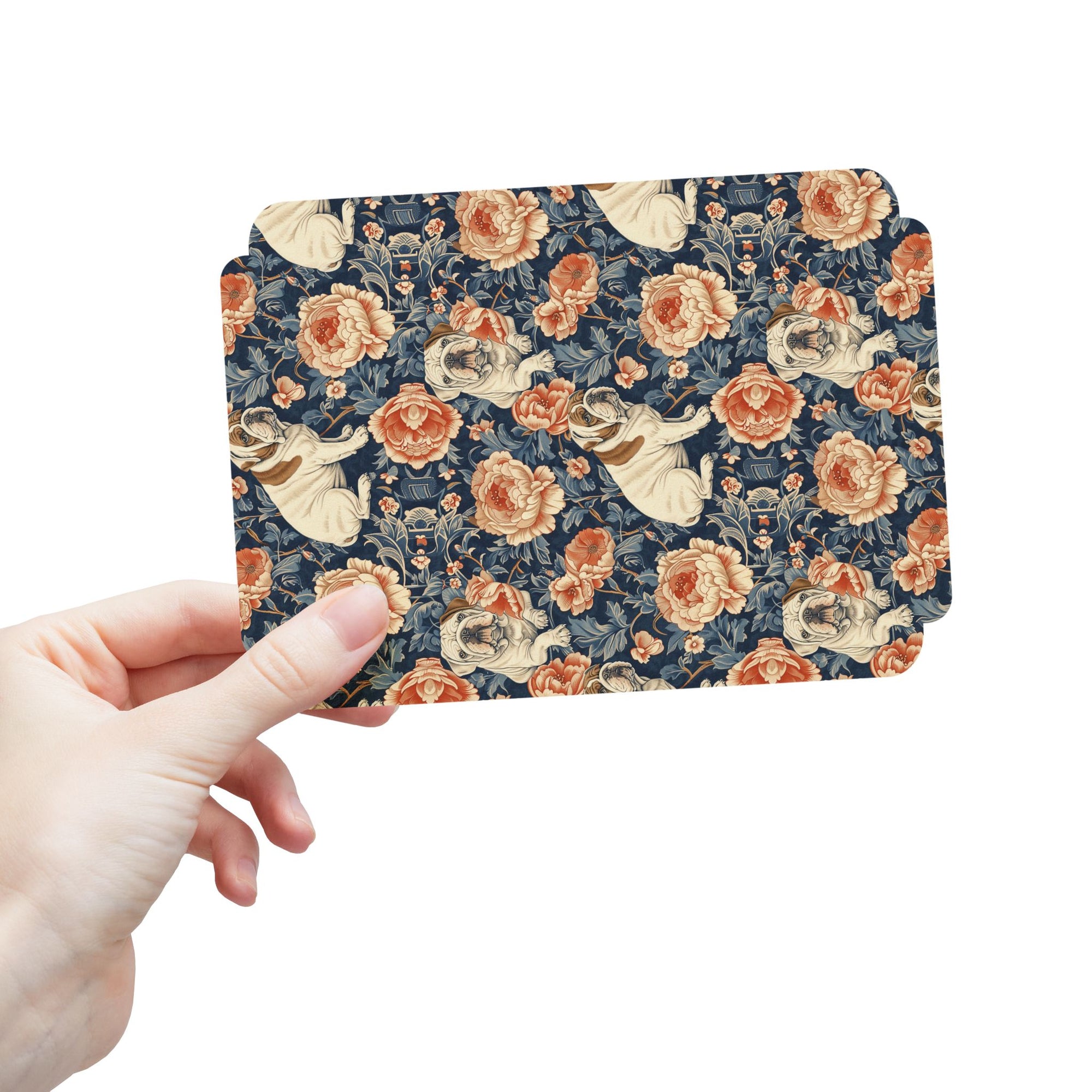 Blooming Bulldog Beauty Postcards