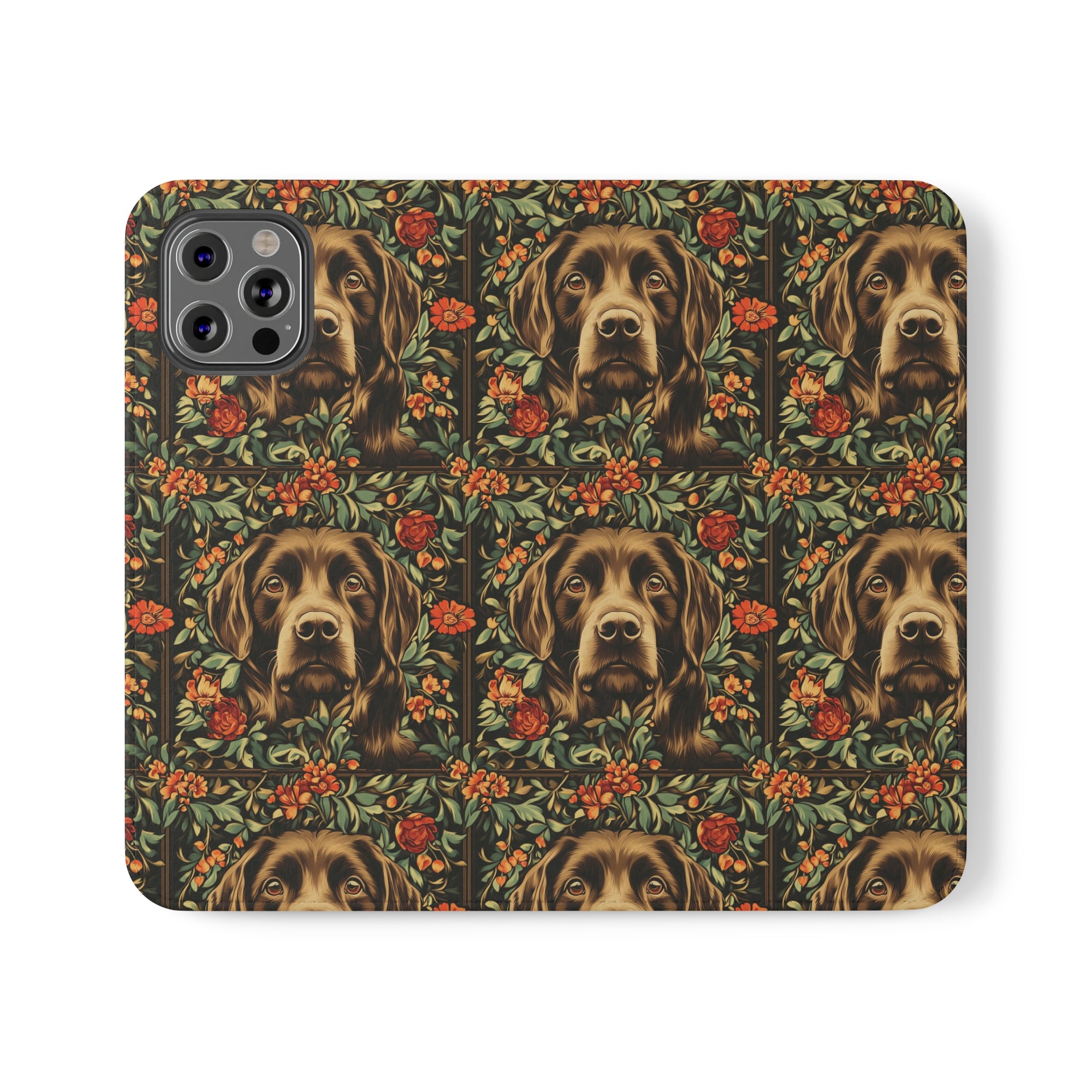 Labrador Lush Pooch Tapestry Flip Cases