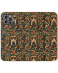 Labrador Lush Pooch Tapestry Flip Cases