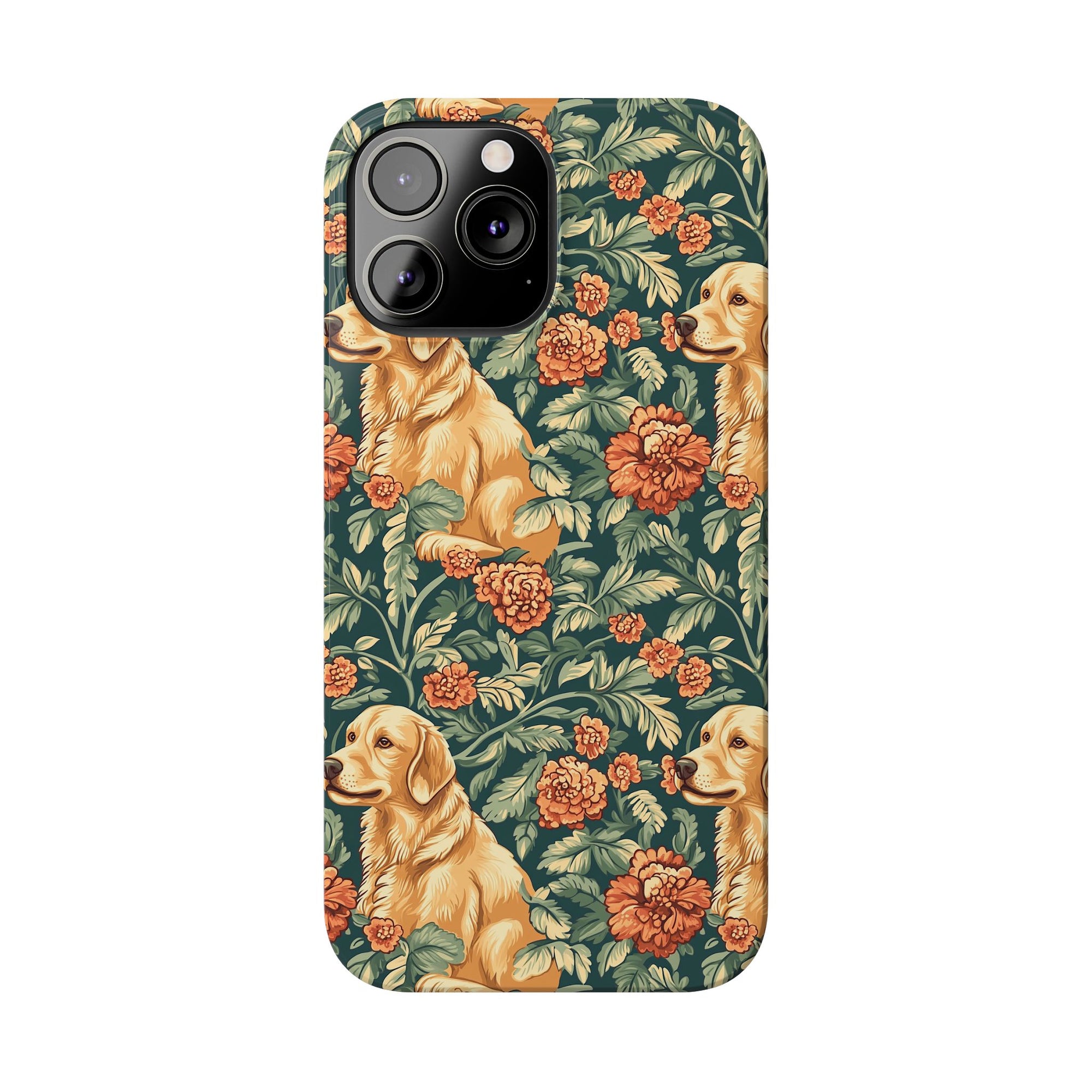 Blooming Goldie Glam Slim Phone Cases