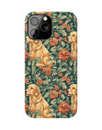 Blooming Goldie Glam Slim Phone Cases