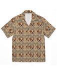 Bowtie Boxer Bliss Men's Hawaiian Camp Shirt