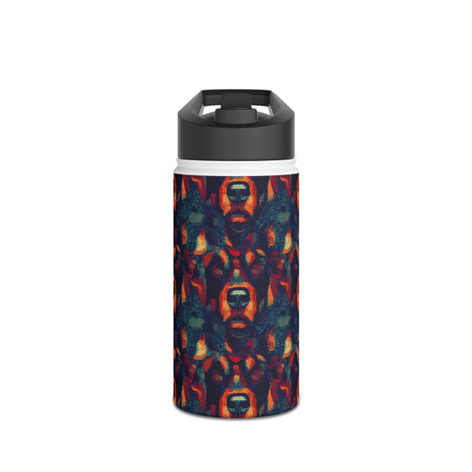 Rustic Rottie Charm Stainless Steel Water Bottle