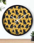 Puglet Posh Paradise Wall Clock