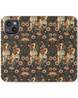 Beagle Blossom Bonanza Flip Cases