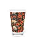 Pug Paradise Playpen Pint Glass