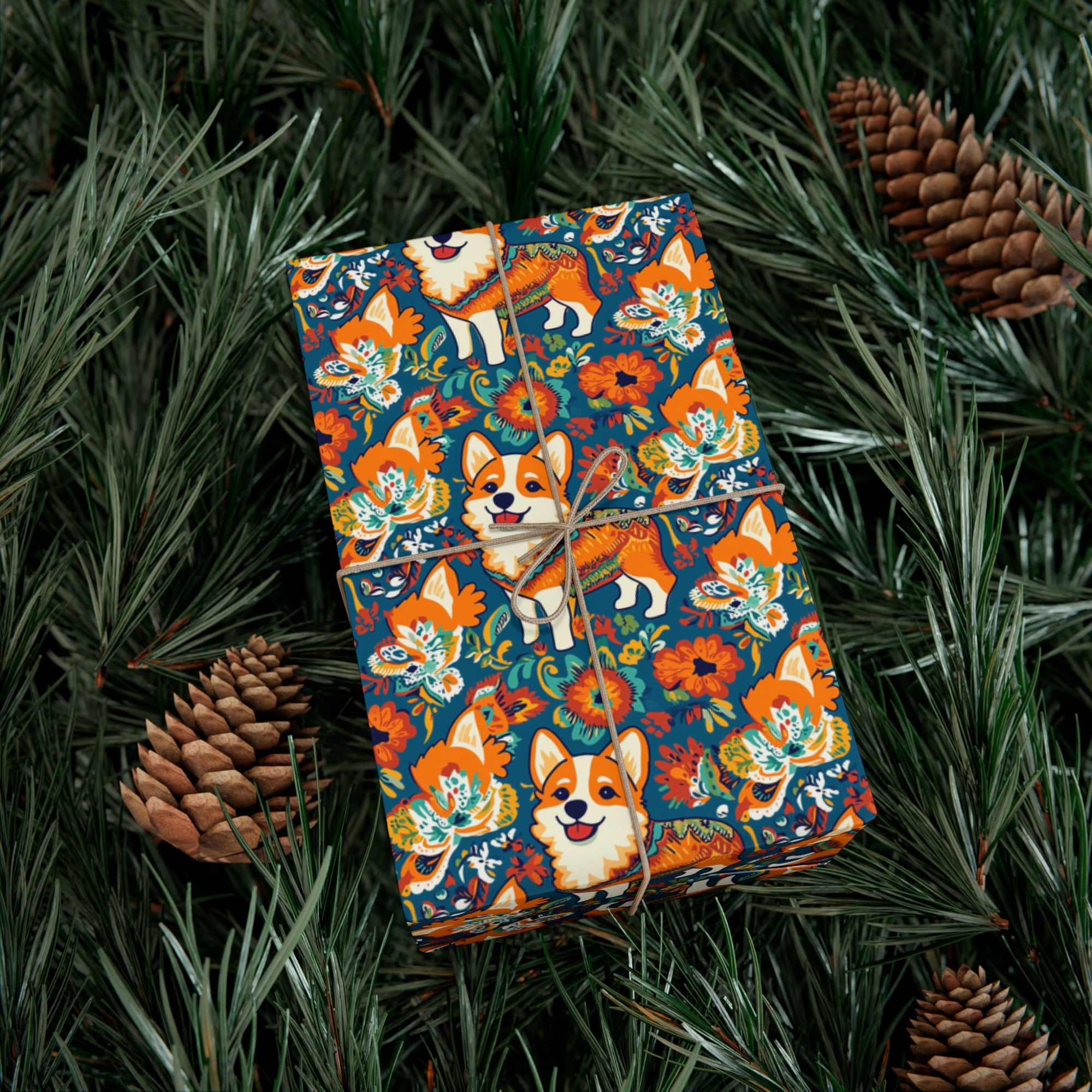 Corgi Carnival Couture Gift Wrap Papers