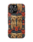 Yorkie Charm Twins Magnetic Tough Cases