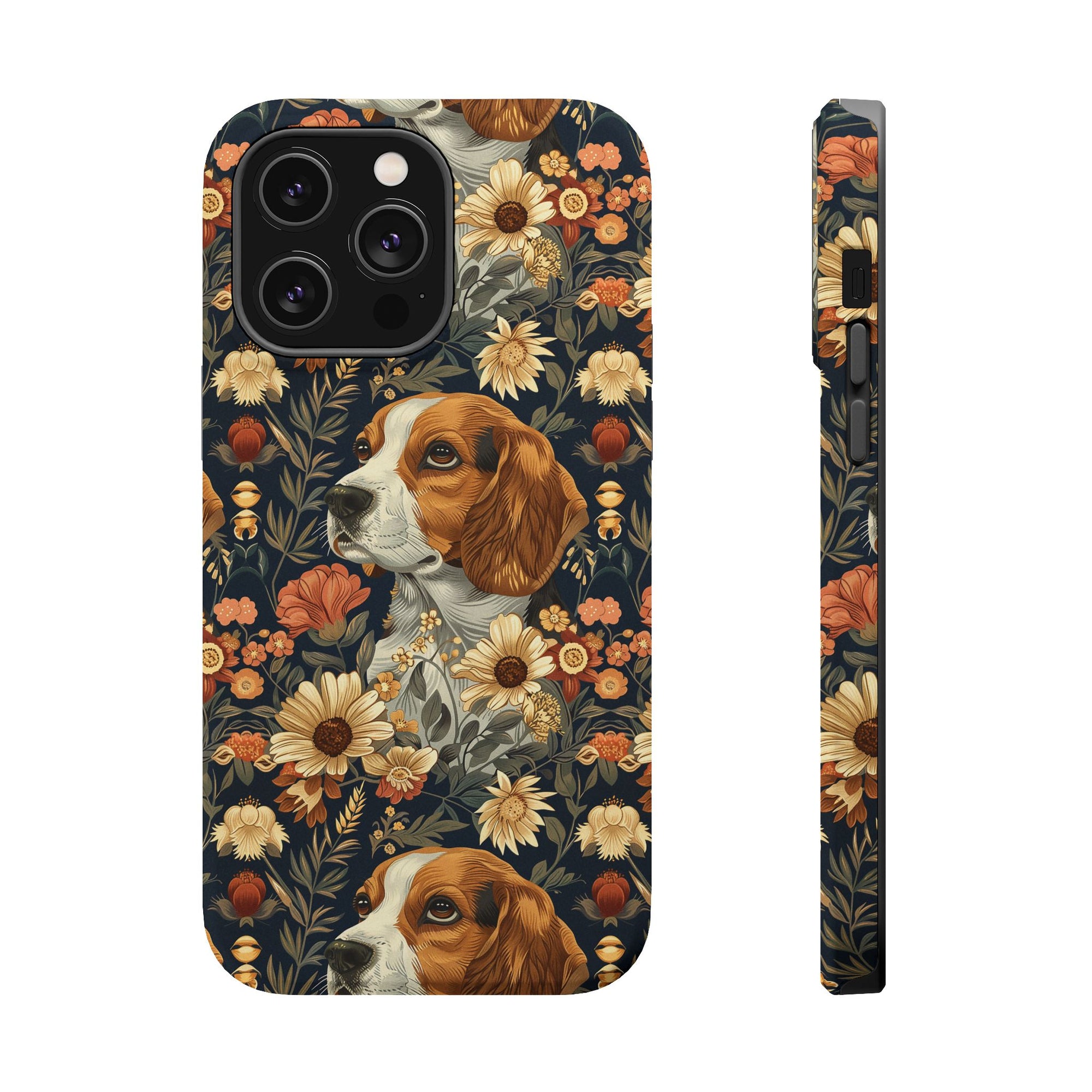 Beagle Blossoms Magnetic Tough Cases