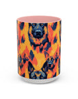 Impressionistic German Shepherds Accent Coffee Mug