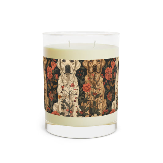 Blossoming Labradors Bouquet Scented Candle