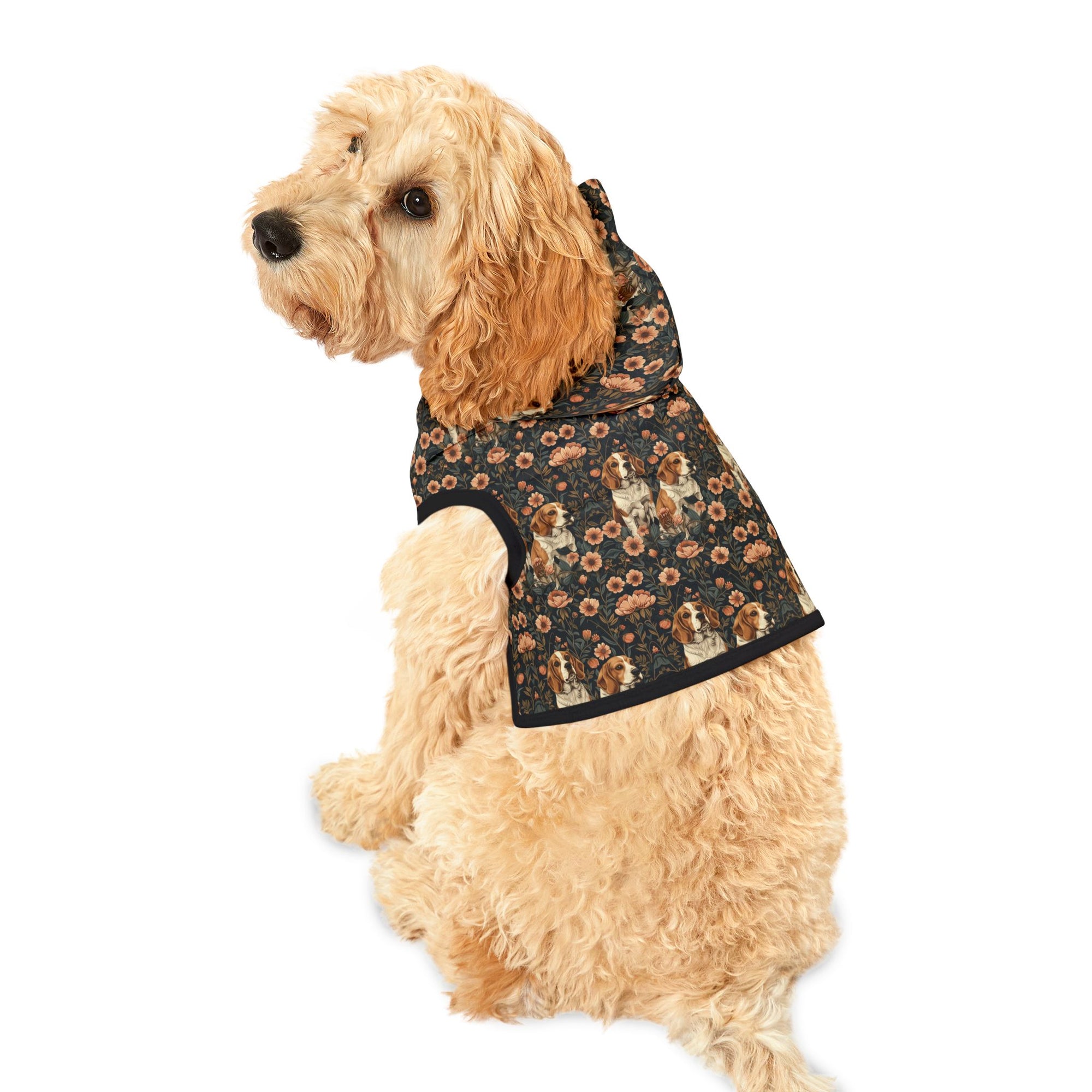 Beagle Blossom Bonanza Pet Hoodie