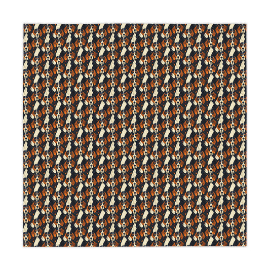 Beagle Glimmer Gaze Glamour Tablecloth