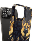 Majestic Hound Couture: German Shepherd LuxeBlend Slim Phone Cases