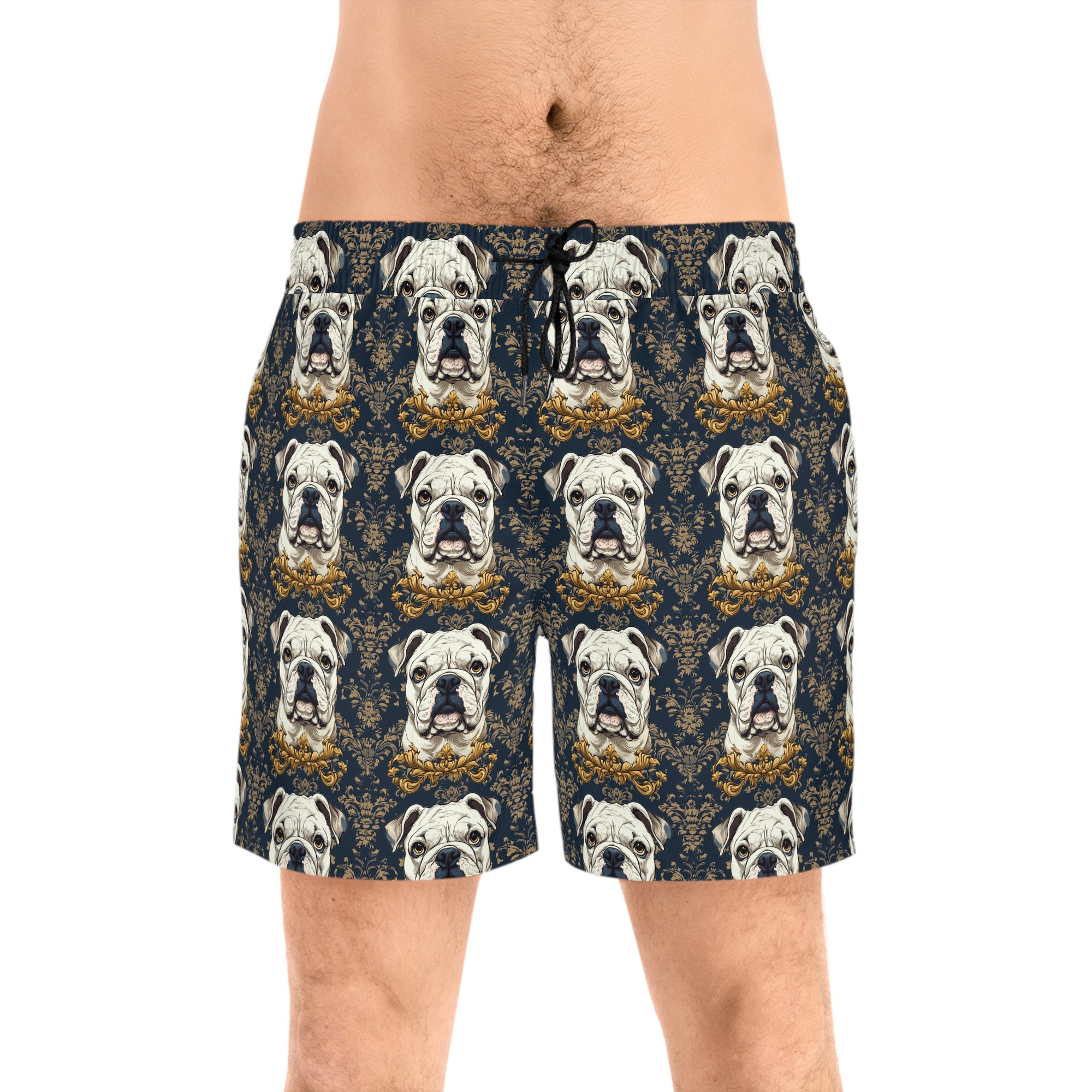 Wildwood Wanderlust Bulldog Men&#39;s Mid-Length Swim Shorts