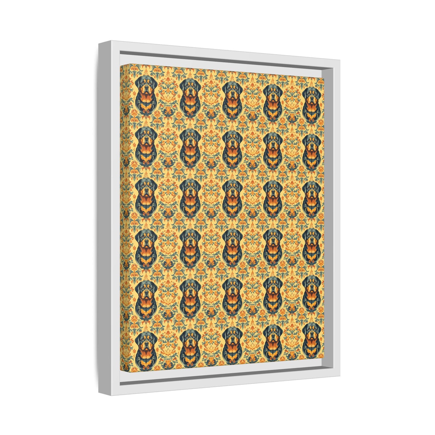 Royal Rottie Regalia Matte Canvas, Framed