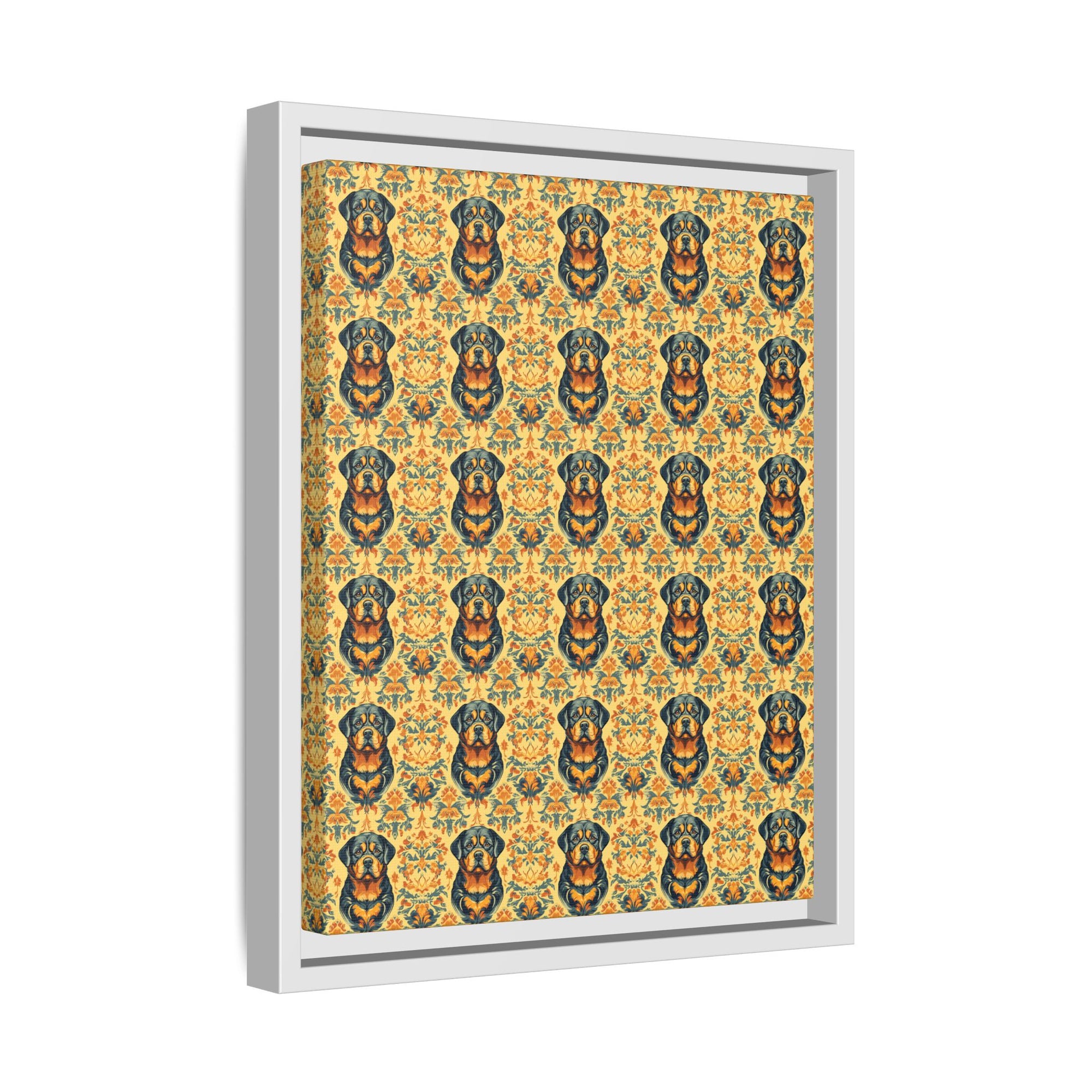 Royal Rottie Regalia Matte Canvas, Framed