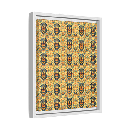 Royal Rottie Regalia Matte Canvas, Framed