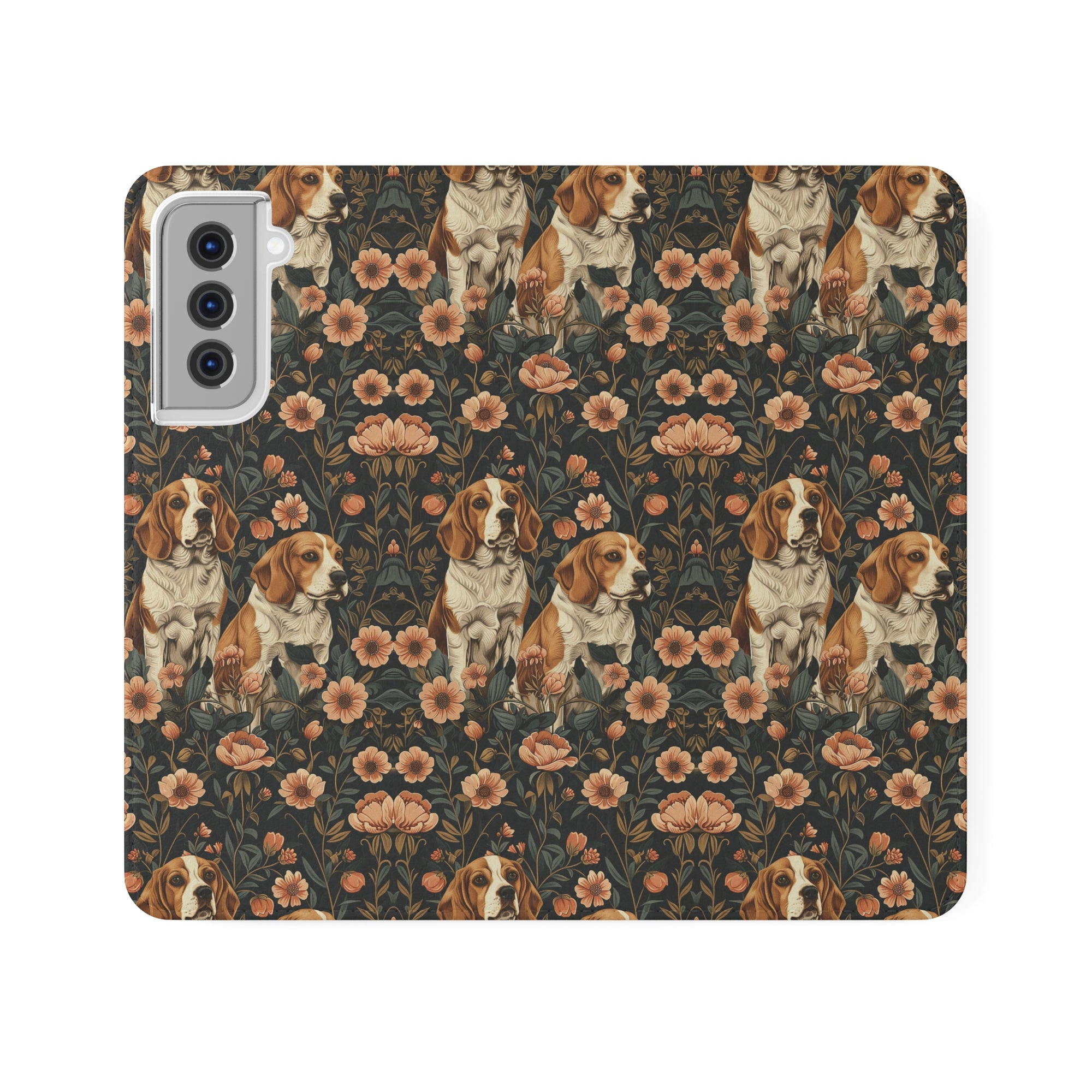 Beagle Blossom Bonanza Flip Cases